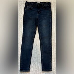 Girls Size 14 Mid-Rise Skinny Jeans in Dark Denim